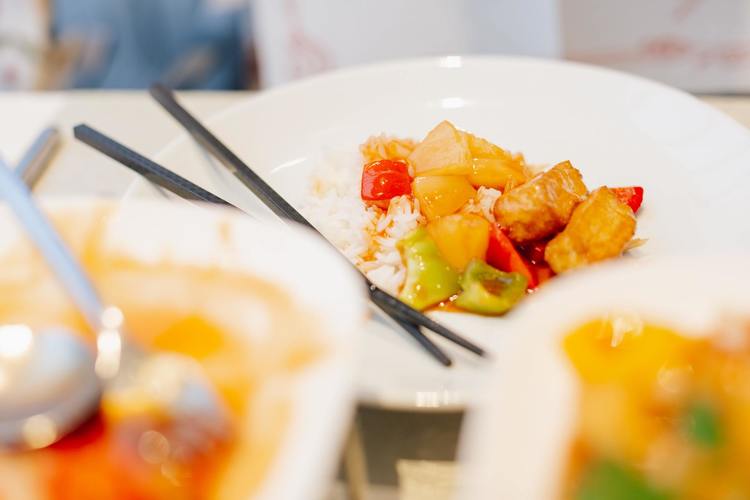 Tofu Recipe - Pineapple Sweet and Sour Tofu with Sticky Rice